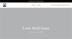 Desktop Screenshot of lonewolftradingco.net